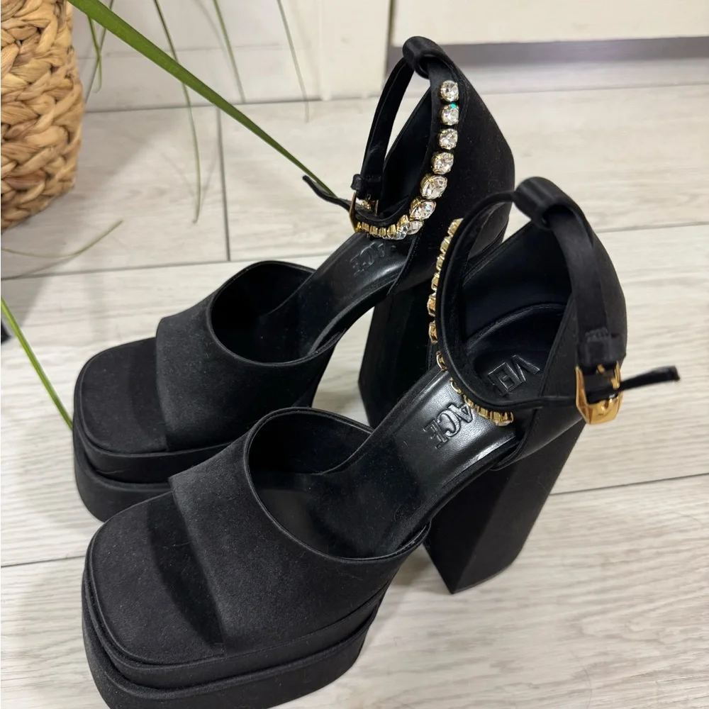 Versace Aevitas Single-Platform Pumps